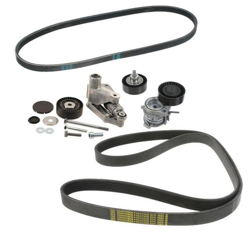 BMW Accessory Drive Belt Kit (With Dynamic Drive) 11287838797 - INA 3084269KIT